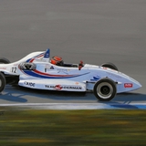 Jesse Antilla - Formula Ford painting by Simon Taylor