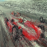 Racing painting by Simon Taylor